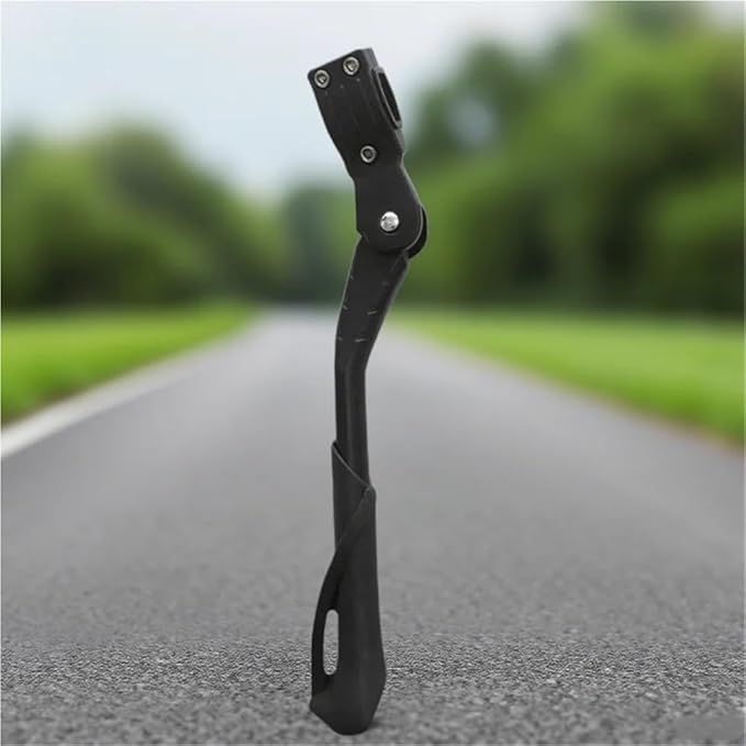 Adjustable Bike Kickstand Aluminum Alloy Side Stand for MTB Folding Electric Bike Snow Vehicles 24-29 Inch Universal Fit