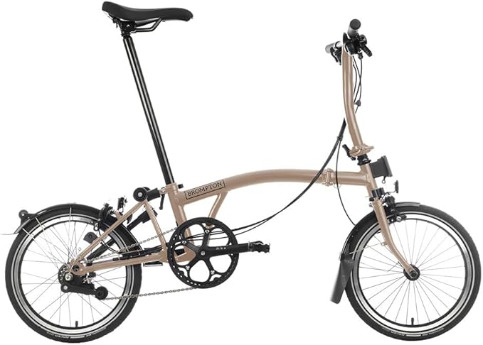 Brompton Folding Commuter Bike C Line 6-Speed | Compact, Lightweight, Urban Bike for Adults