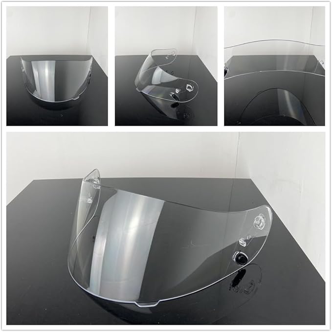 HJ-09 Helmet Visor Replacement, Motorcycle Helmet Face Shield Sunshield UV Protection for HJC CL-15 CL-17 CL-16 CL-SP AC-12 FS-10 CS-R1 IS-16 CS-R2 (Clear)