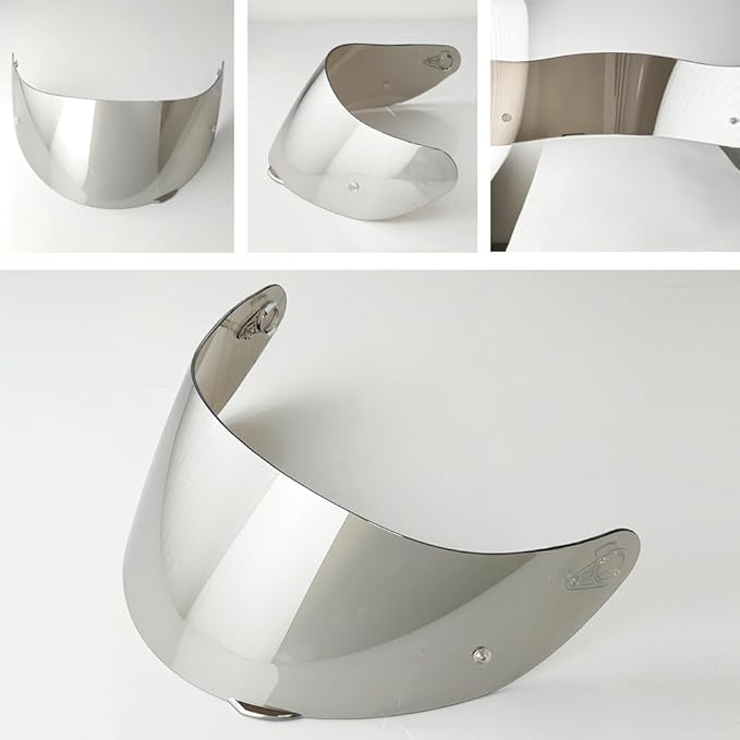 902 Helmet Visor Replacement. Helmet Face Shield UV Protection Compatible with ILM 902,902L,902BT (Revo Clear Silver-Day&Night Use)