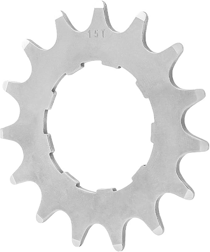 Single-Speed Bike Freewheel 12T/13T/14T/15T/16T/17T/18T Bicycle Flywheel High Strength Stainless Steel Bicycle Sprocket for Mountain Bike MTB