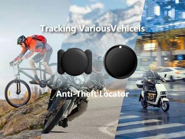 Mini Magnetic GPS Tracker for Vehicles IP65 Waterproof Real-Time Hidden Tracking Device Compatible with Android Only, Anti-Theft Car Tracker for Truck, Motorcycle, Assets（Android Only）