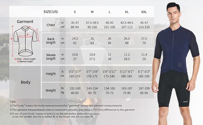 ARSUXEO Pro Cycling Jersey Men Short Sleeves Ultra-Light Road Bike Jersey Cycling Biking Bicycle Shirt