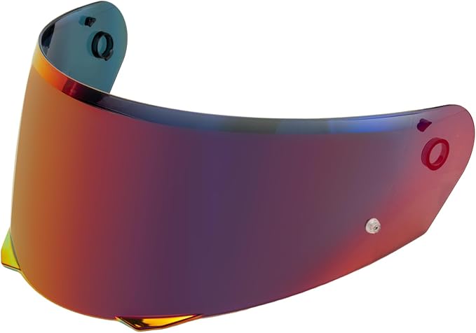 PSLER i90 Visor - HJ-33 Helmet Tinted Visor i90 Face Shield Motorcycle Helmet Visor for i90 HJ-33,Blue Purplish Red