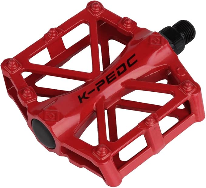 TXJ Sports Bike Pedals 9/16" Bicycle Pedals Mountain Bike, Aluminium Lightweight Platform Pedals for BMX MTB Road Bikes