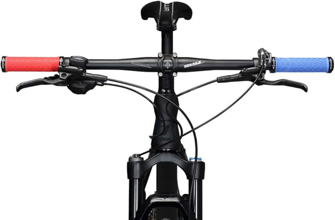 corki Mountain Bike Grips,Double Lock on Locking Bicycle Handlebar Grips for MTB,Downhill