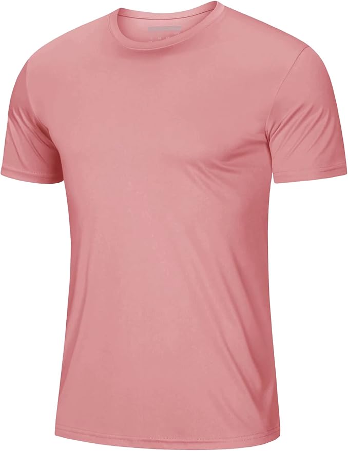 MAGCOMSEN Men's Short Sleeve UPF 50+ T-Shirt Quick Dry Workout Athletic Running Swim Tops Tee Rash Guard Performance Shirts