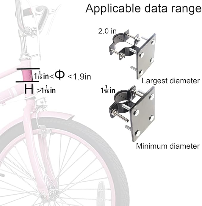 Bike Basket with a Fixed Holder,Kids Small Scooter Tricycle Accessories Kit with Bells Tools,Rust-Resistant Electric Bicycle Front Baskets Accessories for Women and Men