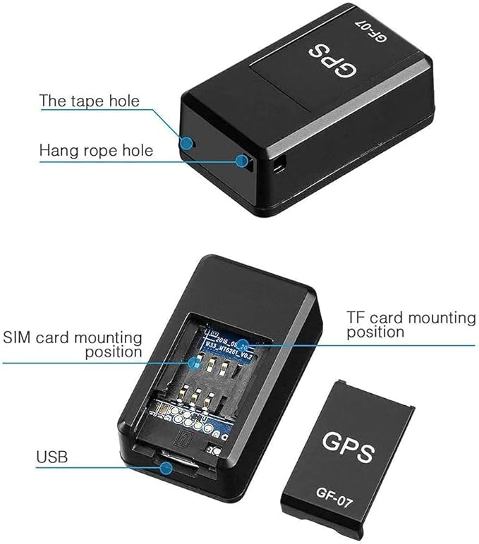 GPS Tracker for Vehicles, Mini Magnetic GPS Real time Car Locator, Full USA Coverage, No Monthly Fee, Long Standby GSM SIM GPS Tracker for Vehicle/Car/Person 2025 Model