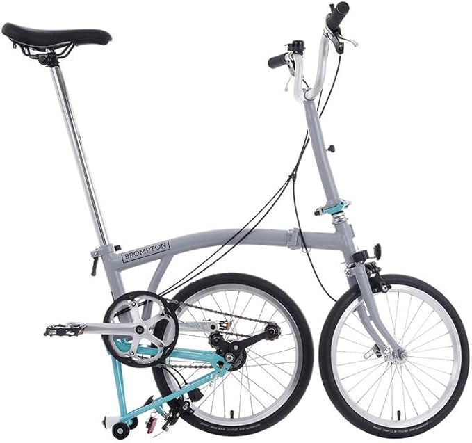 Brompton Folding Commuter Bike A Line 3-Speed | Compact, Lightweight, Urban Bike for Adults