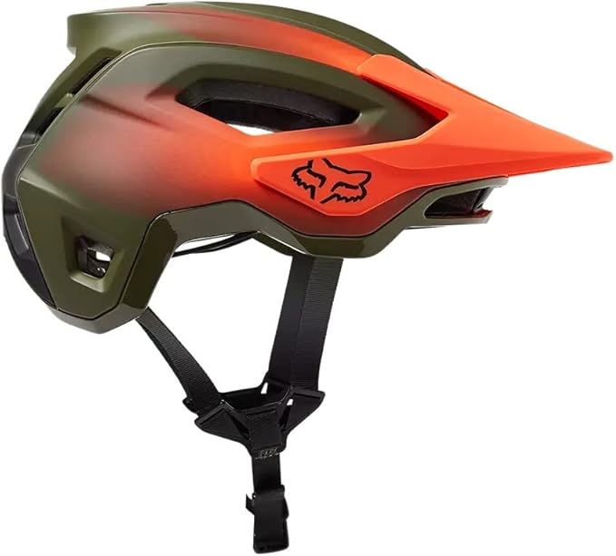 Fox Racing Speedframe Pro Mountain Bike Helmet, Fade Olive Green, Small