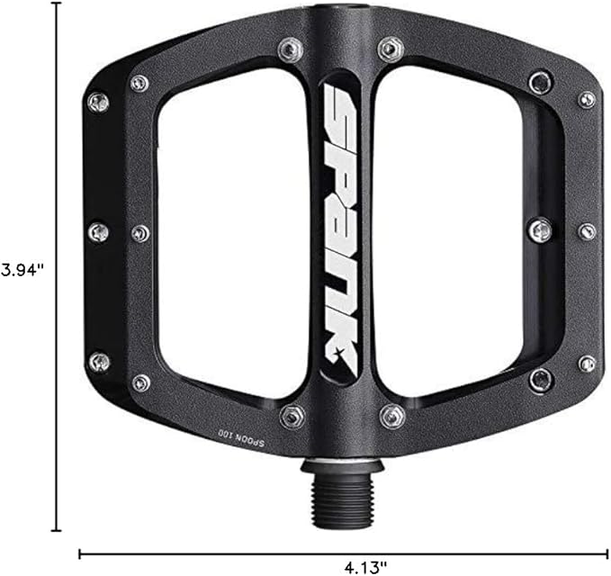 SPANK Spoon 100 Pedals. Forged Alloy Body is Shot peened and Anodized for Increased Durability