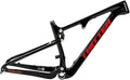 Carbon Fiber Bike Frame 27.5/29er Trail Mountain Bike Frame 15''/17''/19''/21'' Travel 120mm Suspension Frame XC/AM/DH Boost Thru Axle 12x148mm Disc Brake(Black,27.5 * 17'')