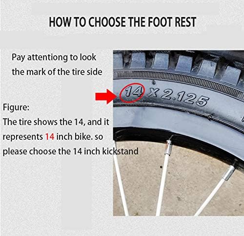Bike Kickstand Bicycle Side Support Stand for 12 14 16 18 20 inch Kids Bike