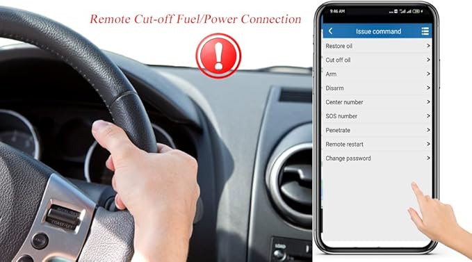 Hard Wired GPS Tracker for Vehicles One Month Subscription Included 4G Hardwired Car Tracker Device for Vehicles with Kill Switch Fleet GPS Tracker for Trailer Truck Motorcycle