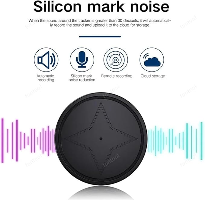GPS Tracker for Vehicles, No Subscription, GPS Strong Magnetic Vehicle Anti-Lost Tracker, Smallest Locator Real Time, Anti-Theft Micro GPS Tracking Device with Free App, 2026 Upgraded (Model PG12-4)