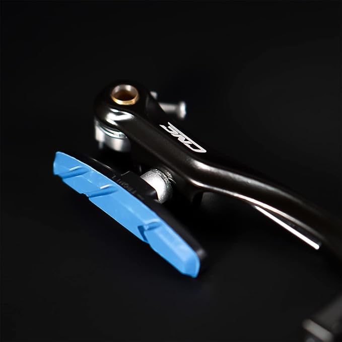 CNC V Brake Set, Bicycle Linear Pull V Brakes for Front/Rear Wheel, Long Arm 110mm, Black …