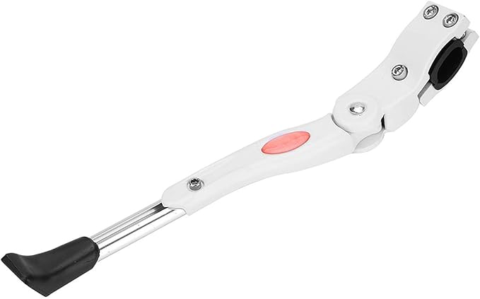White Kickstand, Kickstand, Adjustable Aluminum Alloy Stand, Fits for 16" 20" 24" 26"(White)