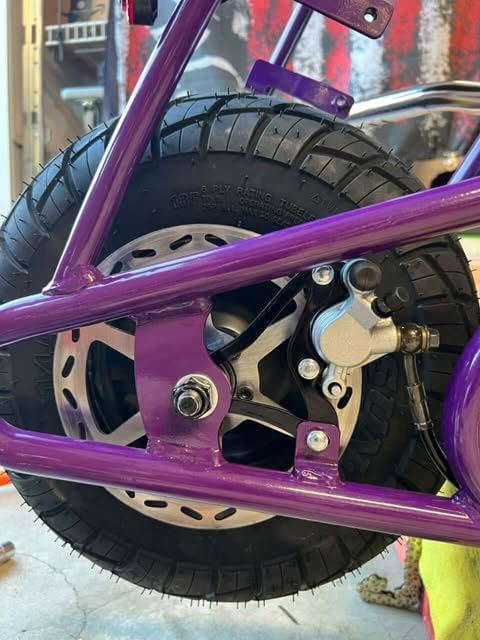 JMCHstore Mini Bike Hydraulic Brake Caliper Bracket kit for Monster Mega Moto MMB80 80cc FRP GMB100 98cc, For Coleman RB100 RT100 Mini Bike