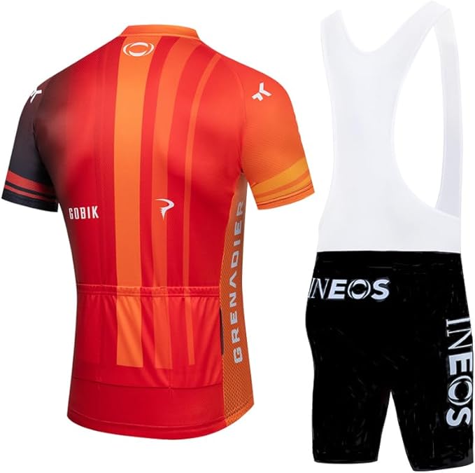 Cycling Jersey Men Set Bib Shorts Set Summer Mountain Bike Bicycle Suit Anti-UV Bicycle Team Racing Uniform Clothes