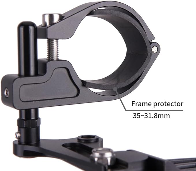 Chain Guide Mountain Bike, 7075 Aluminium Alloy MTB Chain Guide, Strong Bicycle Chain Guard Protector, Mount Chainring Guard Get Adjusted To The Correct Position for Most Bicycle Road Bike BMX red