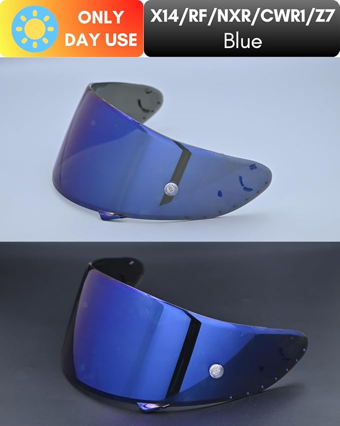 CWR-F1 Shield for RF-1200 Visor X14 NXR RF-SR Z7 Motorcycle Helmet Visor Replacement Sun Protection Anti-Scratch, Universal