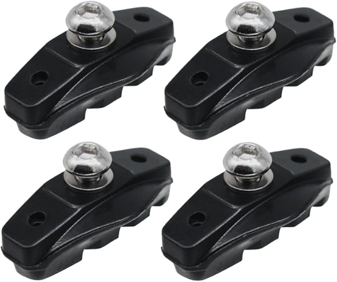 4pcs Road Bike Brake Pads Set Rubber C-Brake Blocks for High-Performance Cycling Compatible Most Road Bikes for Replacement Brake Shoes