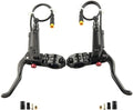Hydraulic Disc Brakes, Aluminum Alloy Hydraulic Brake Lever GT267 Power Off Brake Handle 3 Pin for Ebike/Folding Bike/Scooter/Fat Bike(L+R+9PCS Tool)