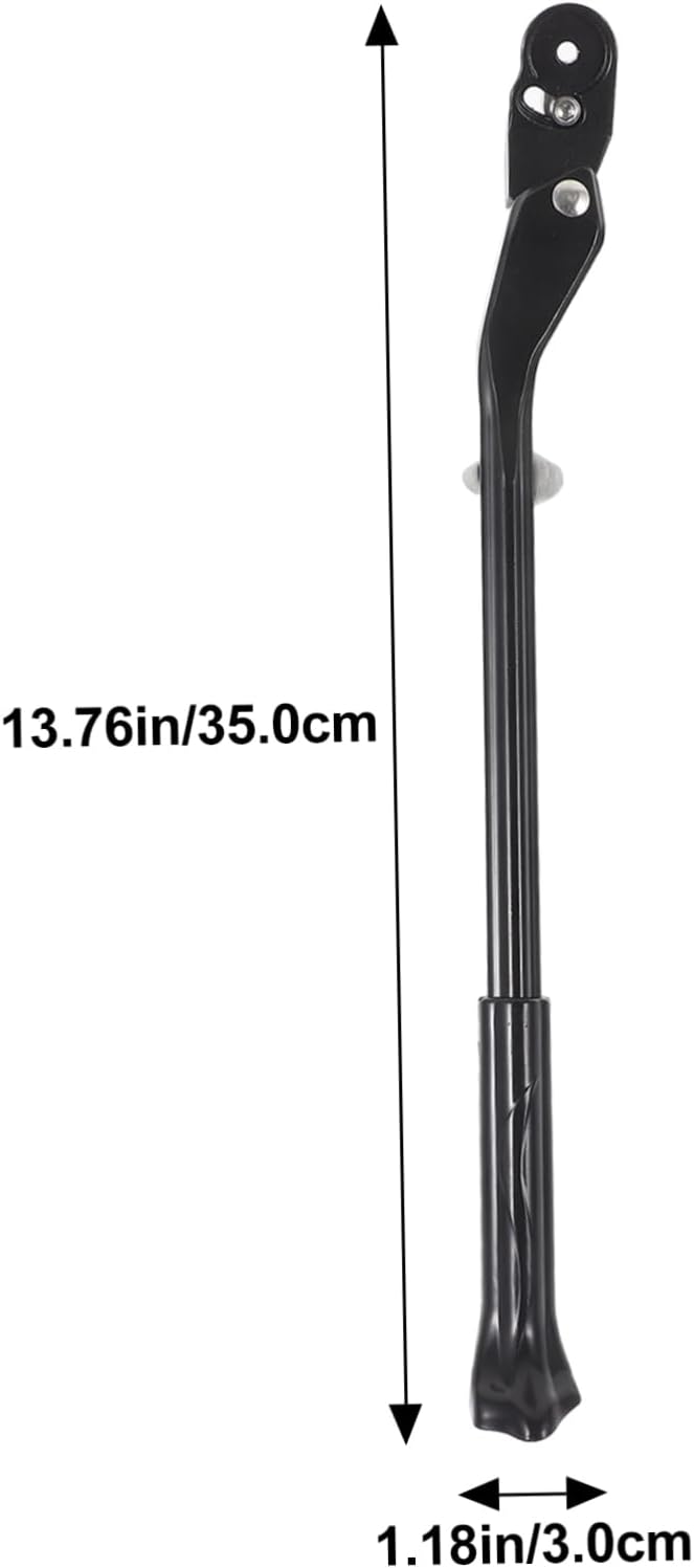 Unomor Adjustable Bike Kickstand Aluminum Alloy Bicycle Foot Support with Non-Slip Base for Mountain and Road Bikes Easy to Install for Outdoor Parking