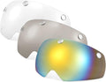 3pcs Detachable Magnetic Visor for Bike Helmet UV Guard for Men Women