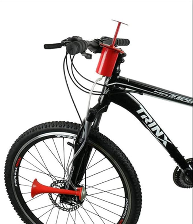 Bike Horn, Metal Classic Air Horns Loud Sounds Bicycle Horn,Bicycle Accessories， for Any Vehicles as Golf Carts, Boats, RV's, Bicycles, Motorcycles