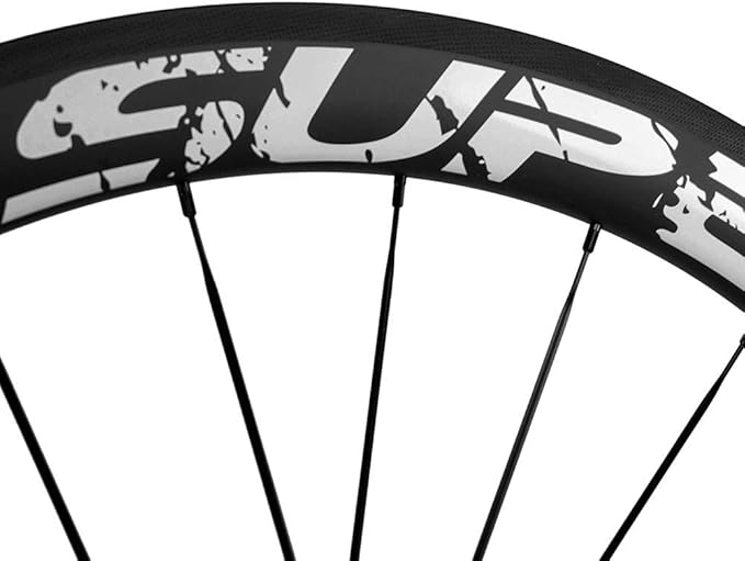 Superteam 50/25mm UD Matte Finish Wheel 700c Carbon Wheelset Clincher (White)