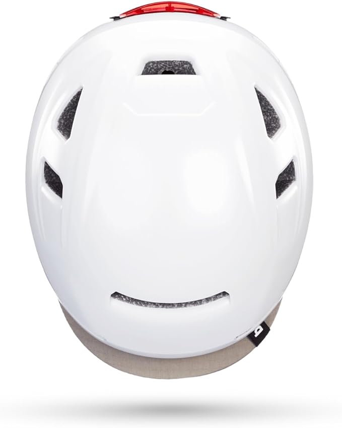Bern Hudson MIPS Adult Bike Helmet with Rotational Impact Safety, up to 27 MPH│Adjustable│Safety Light Included│For Bikes, E Scooters, E Bikes +│Fully Certified