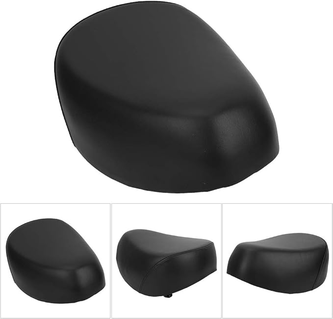 Bike Saddle, Shockproof Folding Anti-Slip Lightweight Durable Comfort Saddle Easy Install for Electric Bike Commuters Cyclists Urban Riders Touring Trips City Commutes