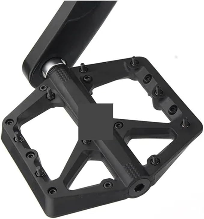 Mountain Bike Pedals Bicycle Pedals MTB Nylon Platform Footrest Flat Mountain Bike Paddle Grip Pedalen Bearings Footboards Cycling Foot Hold Pedals