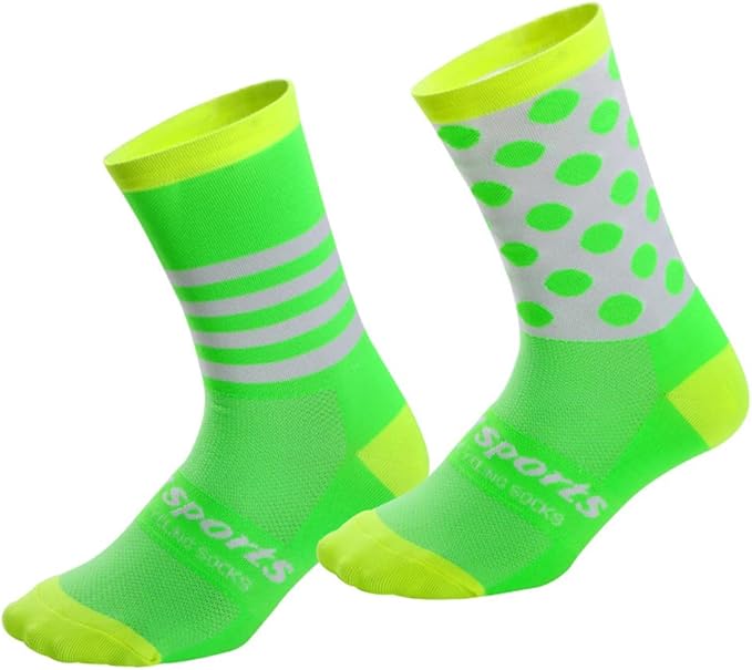 Cycling Socks Pro Mens Womens Riding Socks Bicycle Bike Sport Ankle Athletic Socks XC MTB BMX Black Pink Blue Green Orange