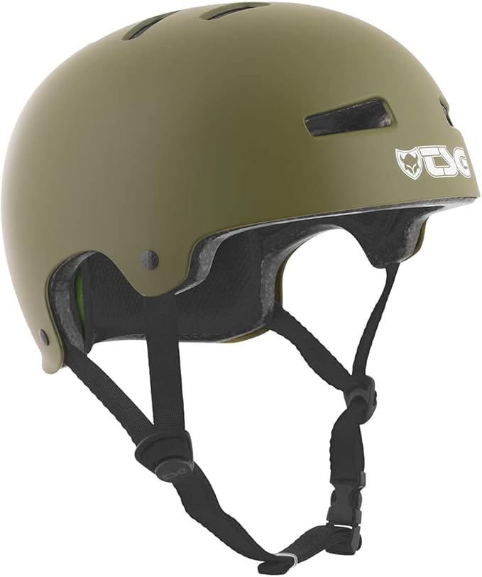 TSG Evolution Bike & Skate Helmet | for Cycling, BMX, Skateboarding, Rollerblading, Roller Derby, E-Boarding, E-Skating, Longboarding | Triple Certified, Swiss Design