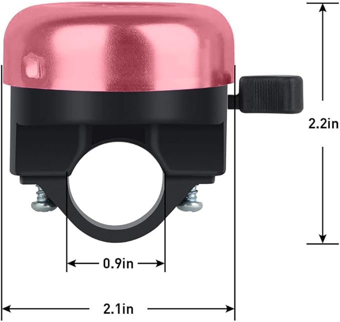 KANGHAR Case Bike Bell Cute for Kids Girls Boys Pink