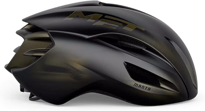 MET Manta MIPS Aero Road Bike Helmet | Lightweight Aerodynamic Cycling Helmet for Adults, Internal Air Channeling, MIPS-C2 Tech, Sunglasses Port