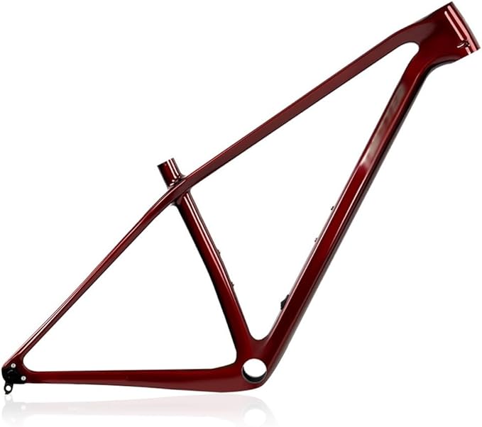 27.5/29er Carbon Fiber Mountain Bike Frame 15"/17"/19" Disc Brake XC Hardtail Frames Thru Axle 12x148mm Boost Frameset Max 2.35" Tire