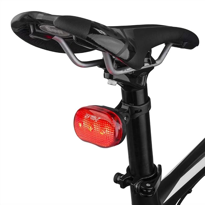 BV Bike Lights for Night Riding LED Bike Tail Light - Bicycle Light Battery-Powered/Rechargeable - Rear Bike Light Weather Resistant - Visible Up to 1500ft Bicycle Tail Light LED Bike Light