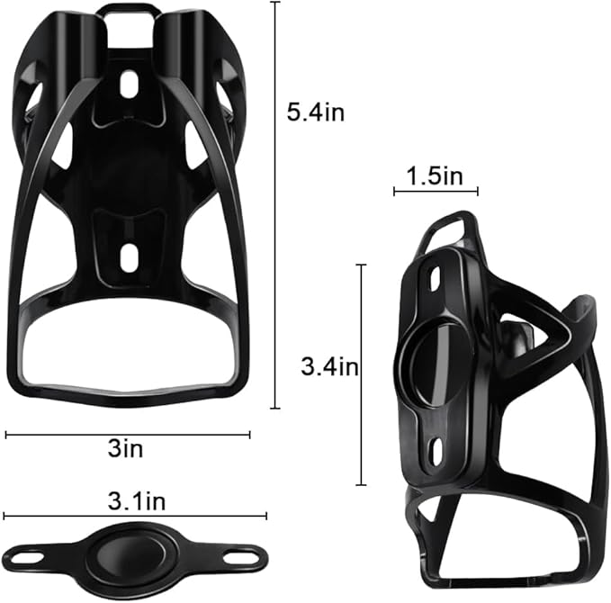 Bike Water Bottle Holder Ultra-Light Bicycle Bottle Cages, Universal Bike Cup Holder Rack for Road MTB Bikes (No Tracker)