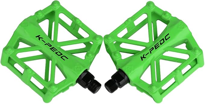 TXJ Sports Bike Pedals 9/16" Bicycle Pedals Mountain Bike, Aluminium Lightweight Platform Pedals for BMX MTB Road Bikes