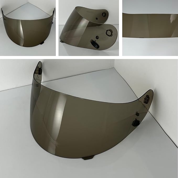 HJ-09 Helmet Visor Replacement, Motorcycle Helmet Face Shield Sunshield UV Protection for HJC CL-15 CL-17 CL-16 CL-SP AC-12 FS-10 CS-R1 IS-16 CS-R2 (Light Black)