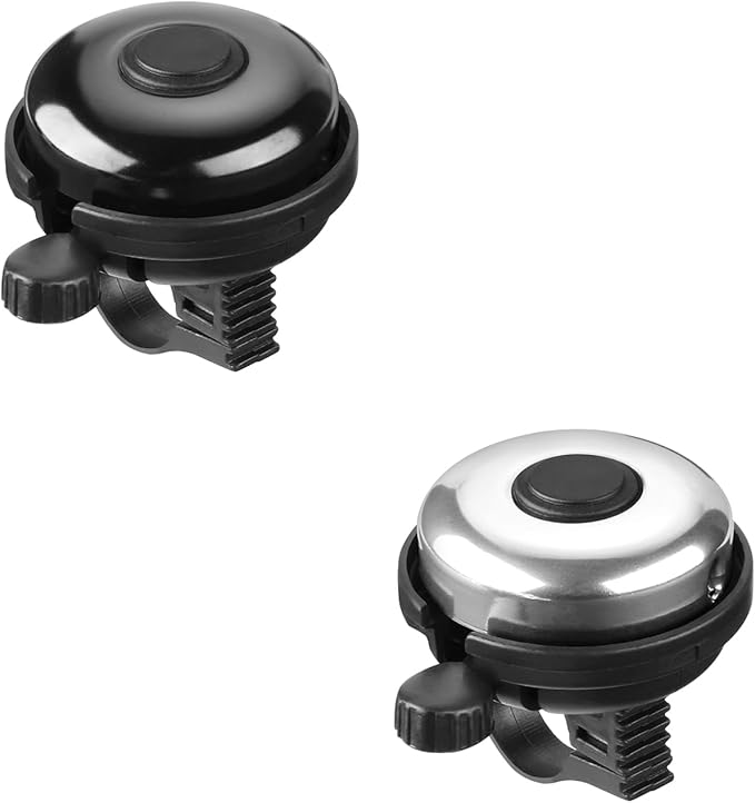 Accmor Classic Bike Bell, Aluminum Bicycle Bell, Loud Crisp Clear Sound Bicycle Bike Bell for Adults Kids