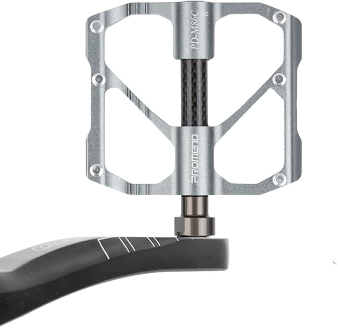 Aluminum Alloy & Carbon Fiber MTB Pedals - 9/16" Sealed 3-Bearing System | Lightweight Non-Slip Platform for Road, Mountain & BMX Bikes