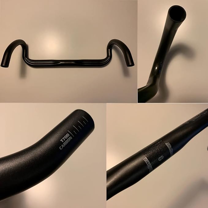 Alfa Pasca 31.8 carbon road bike aero handlebars UD matte racing bike handlebar drop lightweight bicycle handlebar for road bike 440mm