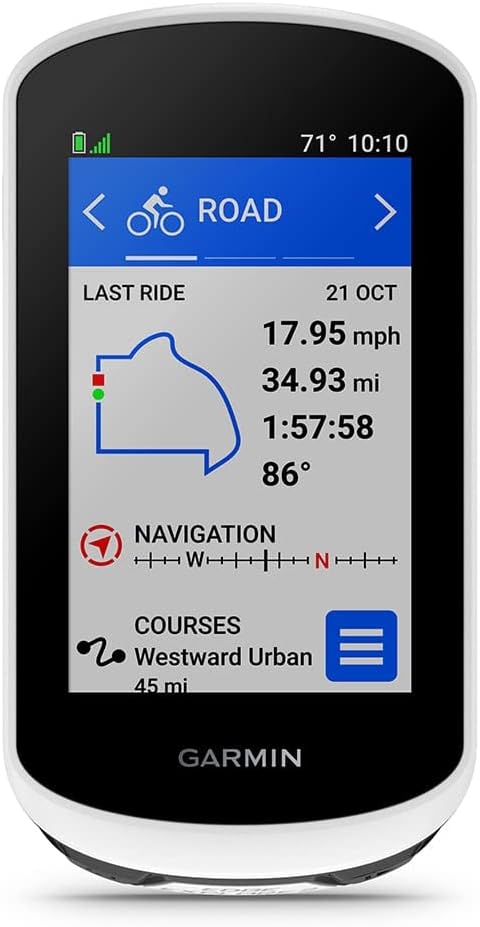 Garmin Edge Explore 2 (Power Mount) Bicycle Computer - Touchscreen & Easy to Use Cycling GPS, Maps & Traffic - Gift Box with PlayBetter Tempered Screens, Adapter, & Hard Case
