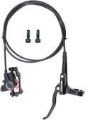 FukkeR Mountain Bikes Hydraulic Disc Brake Kit Left Rear 1400mm Aluminum Alloy Bicycles Brakes with is/PM Adapter for Road Bicycles BMX XC Trail E-Bikes Fat Bikes