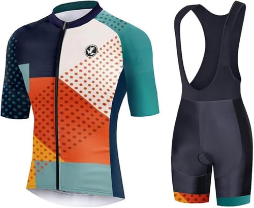 2021 Men Pro Racing Team MTB Cycling Short Sleeve Jersey Shorts Set